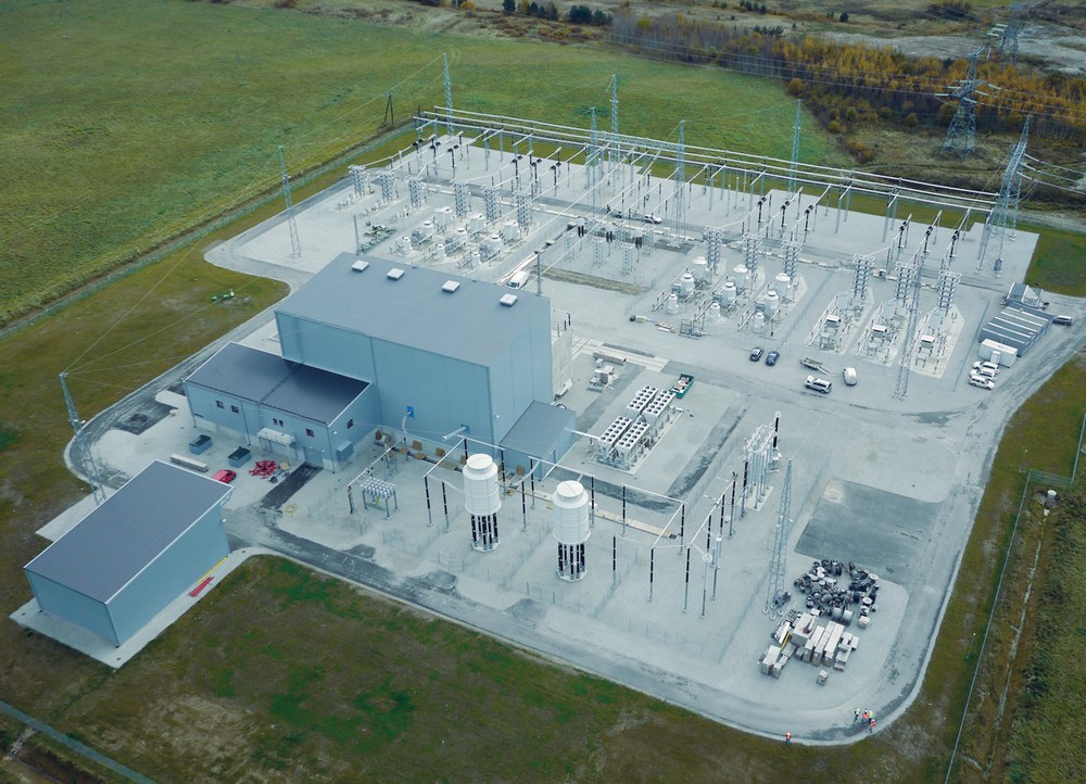 Преобразовательная подстанция передачи постоянного тока Estlink 2 (Эстония — Финляндия). Мощность 650 МВт