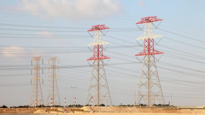 Высоковольтные линии электропередачи в Катаре