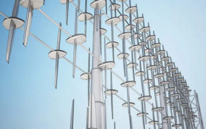 Компания «Cила природы» представила Dynamic wind fence (DWF, Динамический ветровой забор) или «ветряк из коробки», как его еще называют изобретатели системы