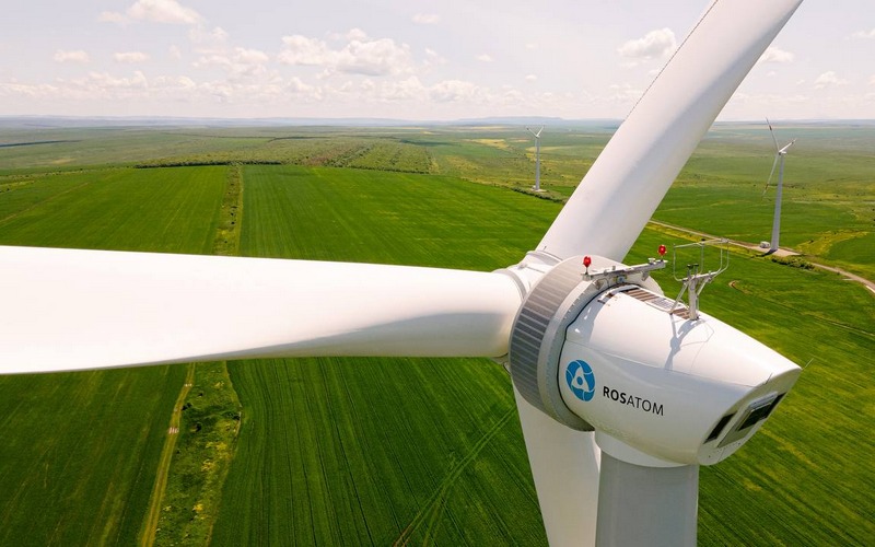 Ветропарки Росатома выработали более 1 миллиарда кВт*ч электроэнергии с начала 2023 года