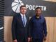 Генеральный директор ПАО «Россети» Андрей Рюмин и Исполнительный председатель Африканской энергетической палаты ЭнДжей Аюк